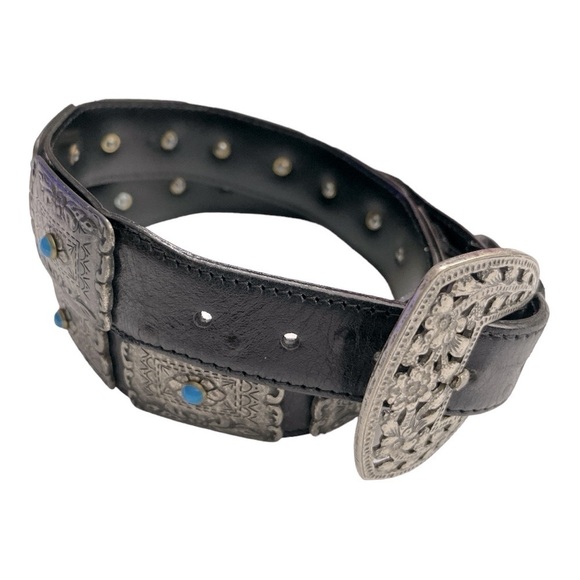 Vintage Nanni Made in Italy metal belt 30 main image 6